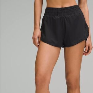 Lululemon Athletica Track That High - Rise Lined Short 3" In Black Size 10